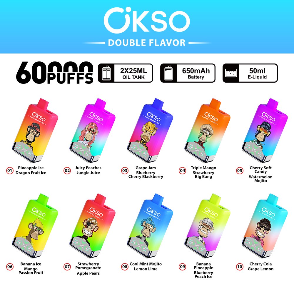Cikso Metaverse Monkey Series 60000 Puffs Dual Flavor Vape